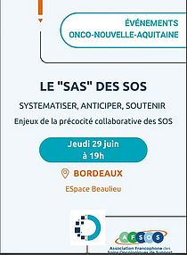 Lire la suite : Le "SAS" des SOS : Systématiser, Anticiper, Soutenir - Espace Beaulieu - 145 rue de Saint-Genès - BORDEAUX