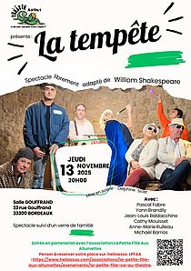 Lire la suite : Spectacle "La Tempête"